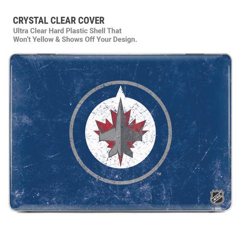 NHL Winnipeg Jets Distressed Logo MacBook Cases
