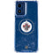 NHL Winnipeg Jets Distressed Logo Moto G 5G (2024) Clear Case