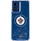 NHL Winnipeg Jets Distressed Logo Moto G Play 4G (2024) Clear Case