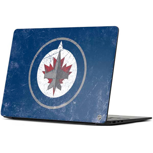NHL Winnipeg Jets Distressed Logo Surface Laptop 7 15in Skin