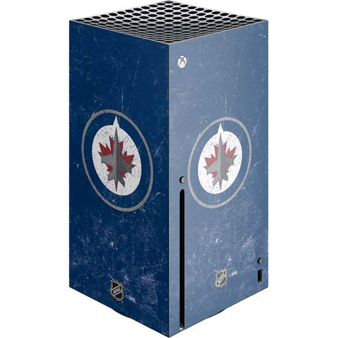 NHL Winnipeg Jets Distressed Logo Xbox Series X Skins