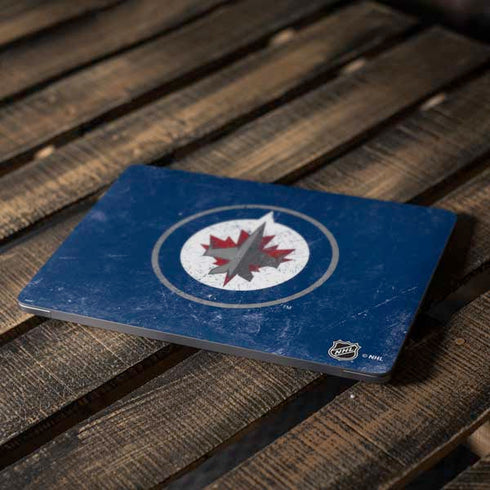 NHL Winnipeg Jets Distressed Logo Apple MacBook Air Skin