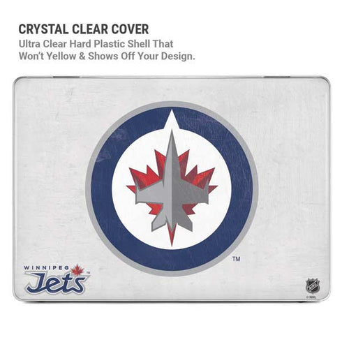 NHL Winnipeg Jets Distressed MacBook Pro 14in (2021-24) Case plus Skin