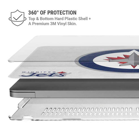 NHL Winnipeg Jets Distressed MacBook Cases