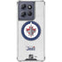 NHL Winnipeg Jets Distressed Moto G 5G (2025) Clear Case