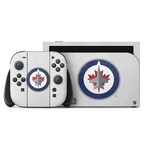 NHL Winnipeg Jets Distressed Nintendo Skins