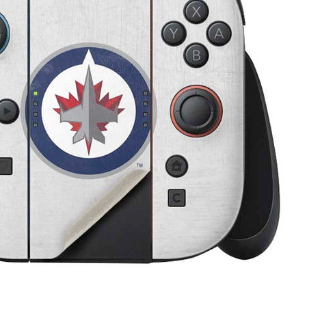 NHL Winnipeg Jets Distressed Nintendo Switch 2 (2025) Joy-Con Controller Skin