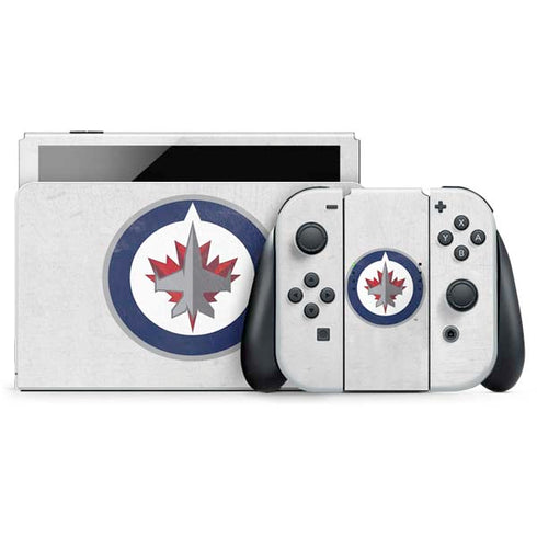 NHL Winnipeg Jets Distressed Nintendo Skins
