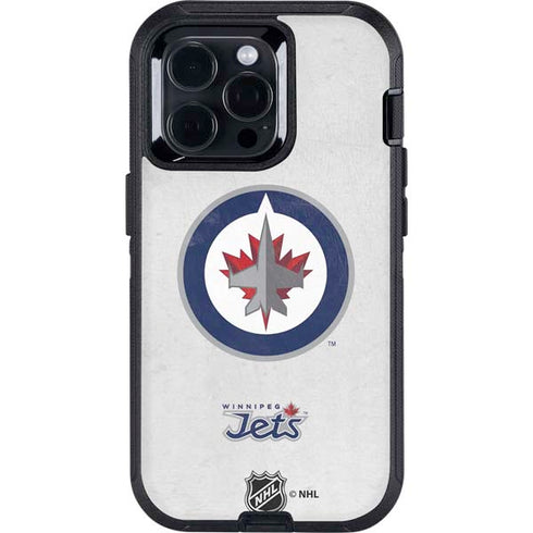 NHL Winnipeg Jets Distressed Otterbox Defender iPhone Skin