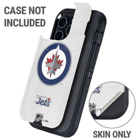 NHL Winnipeg Jets Distressed Otterbox Defender iPhone Skin