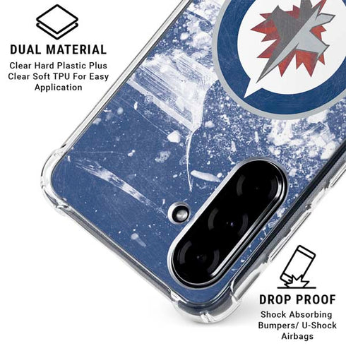 NHL Winnipeg Jets Frozen Galaxy A36 5G Clear Case