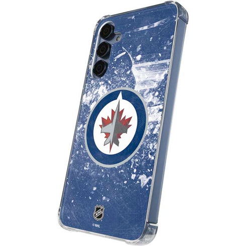 NHL Winnipeg Jets Frozen Galaxy A55 5G Clear Case