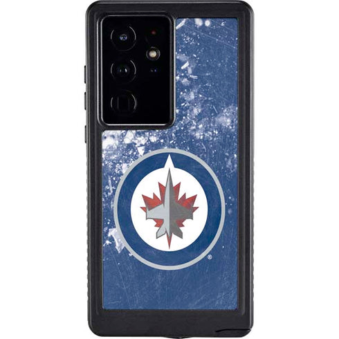 NHL Winnipeg Jets Frozen Galaxy S24 Ultra Waterproof Case