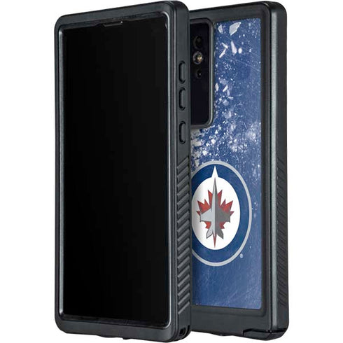NHL Winnipeg Jets Frozen Galaxy S24 Ultra Waterproof Case