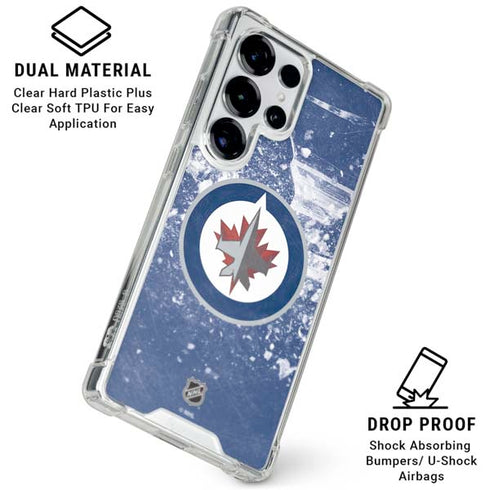 NHL Winnipeg Jets Frozen Galaxy S25 Ultra Clear Case