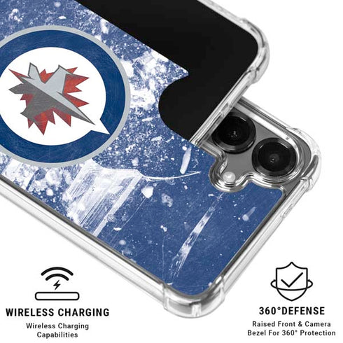 NHL Winnipeg Jets Frozen Galaxy S26 Plus Clear Case