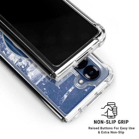 NHL Winnipeg Jets Frozen Galaxy Z Fold6 Clear Case