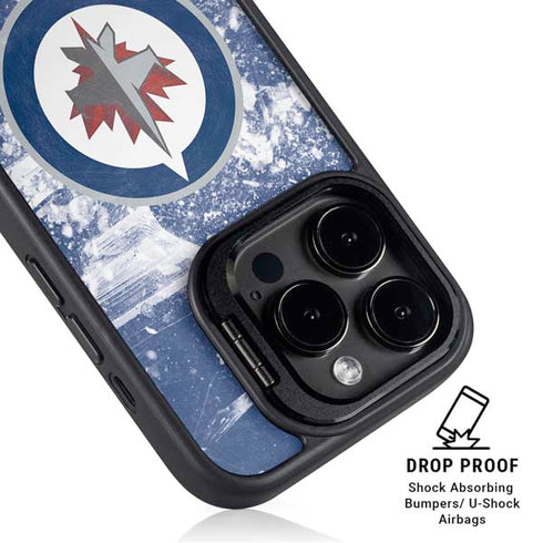 NHL Winnipeg Jets Frozen iPhone 13 Pro Max Kickstand Case