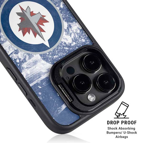 NHL Winnipeg Jets Frozen iPhone 14 Pro Kickstand Case