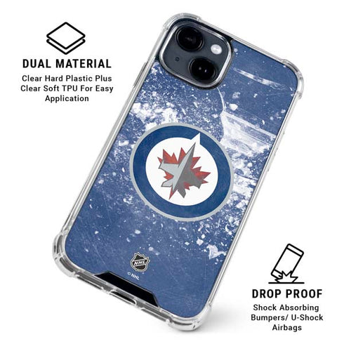 NHL Winnipeg Jets Frozen iPhone 15 Clear Case