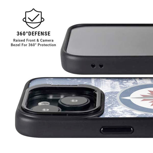 NHL Winnipeg Jets Frozen iPhone 15 Plus Kickstand Case