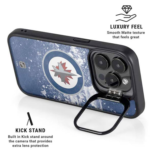 NHL Winnipeg Jets Frozen iPhone 15 Pro Max Kickstand Case
