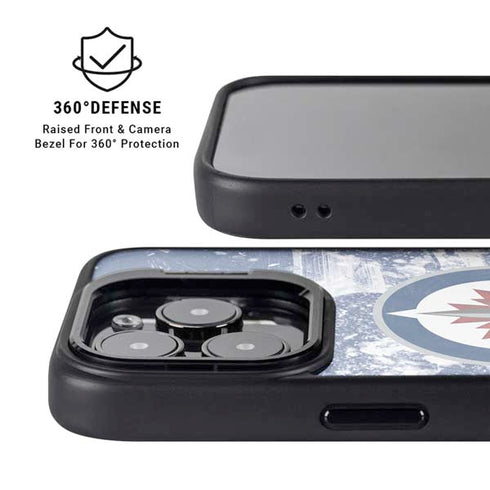NHL Winnipeg Jets Frozen iPhone 15 Pro Max Kickstand Case