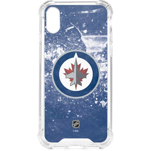 NHL Winnipeg Jets Frozen iPhone XS Clear Case
