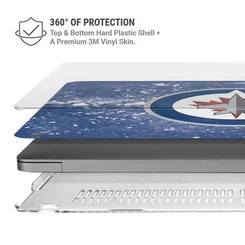 NHL Winnipeg Jets Frozen MacBook Pro 14in (2021-24) Case plus Skin