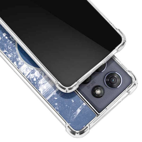 NHL Winnipeg Jets Frozen Moto G 5G (2025) Clear Case