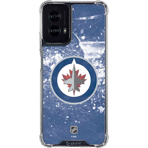 NHL Winnipeg Jets Frozen Moto G Power 5G (2024) Clear Case