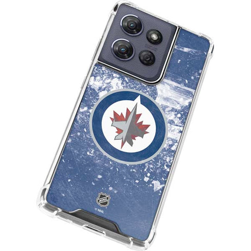 NHL Winnipeg Jets Frozen Moto G Power 5G (2025) Clear Case