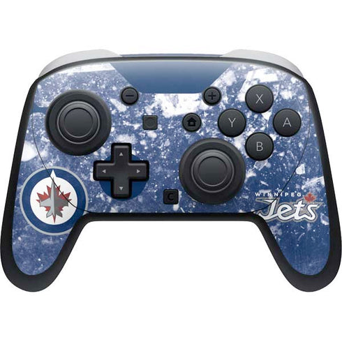 NHL Winnipeg Jets Frozen Nintendo Switch 2 (2025) Pro Controller Skin