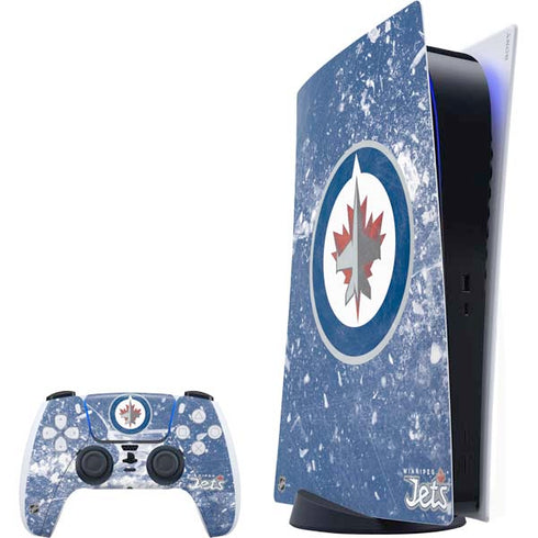 NHL Winnipeg Jets Frozen PlayStation PS5 Skins