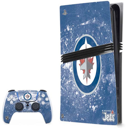 NHL Winnipeg Jets Frozen PS5 Pro Bundle Skin