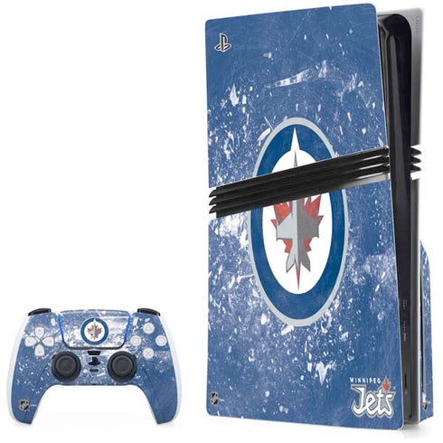 NHL Winnipeg Jets Frozen PlayStation PS5 Skins
