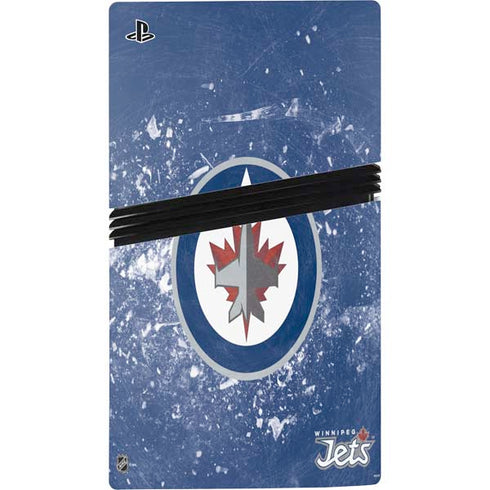 NHL Winnipeg Jets Frozen PS5 Pro Disk Bundle Skin