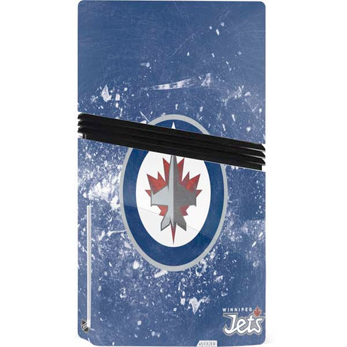 NHL Winnipeg Jets Frozen PS5 Pro Disk Bundle Skin