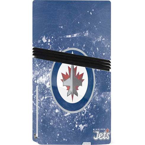 NHL Winnipeg Jets Frozen PS5 Pro Disk Console Skin