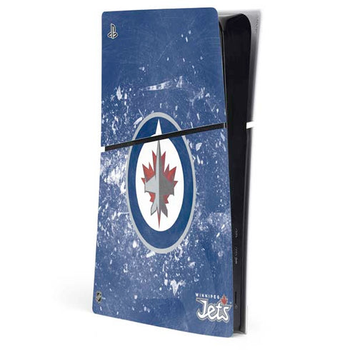 NHL Winnipeg Jets Frozen PS5 Slim Digital Edition Console Skin