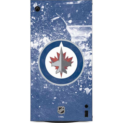 NHL Winnipeg Jets Frozen XBox Series X Digital Edition Console Skin