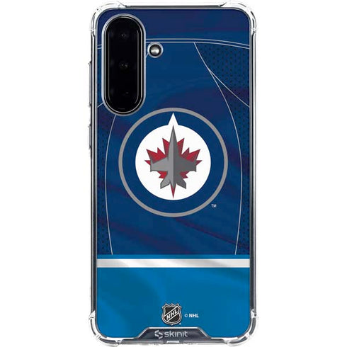 NHL Winnipeg Jets Jersey Galaxy A36 5G Clear Case