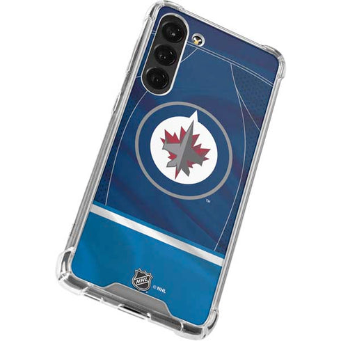 NHL Winnipeg Jets Jersey Galaxy S24 FE Clear Case