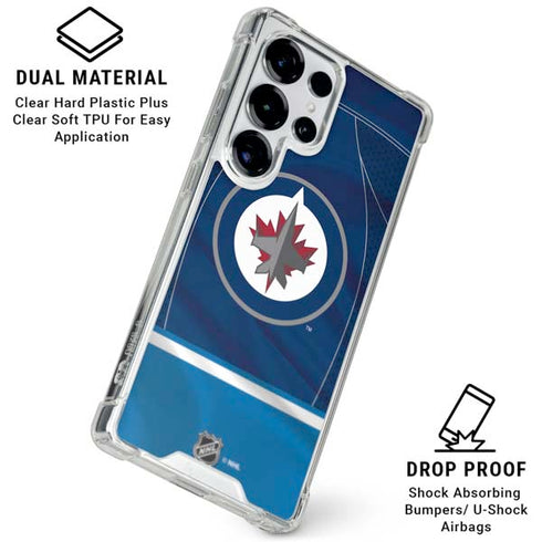 NHL Winnipeg Jets Jersey Galaxy S25 Ultra Clear Case