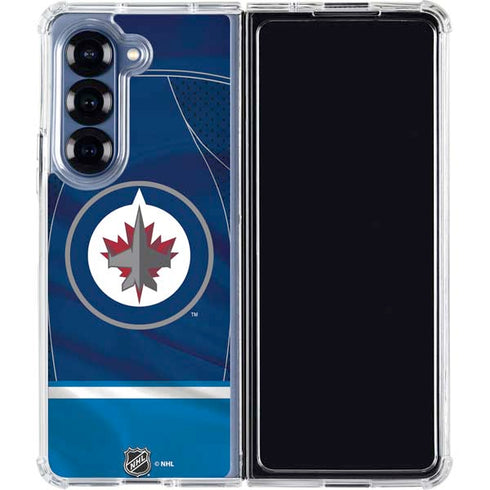 NHL Winnipeg Jets Jersey Galaxy Z Fold6 Clear Case
