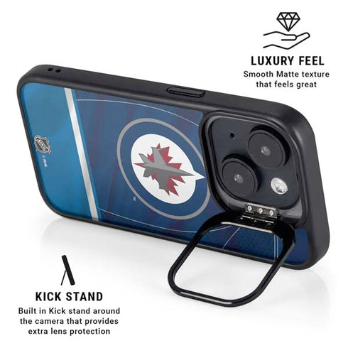 NHL Winnipeg Jets Jersey iPhone 15 Kickstand Case