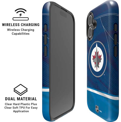 NHL Winnipeg Jets Jersey iPhone 16 Plus Magsafe Impact Case