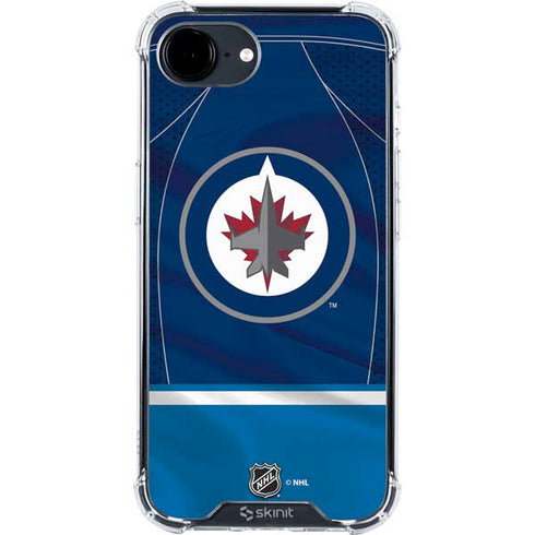 NHL Winnipeg Jets Jersey iPhone 16e Clear Case