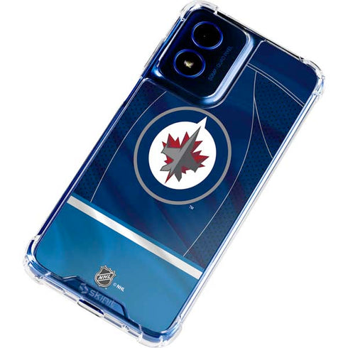 NHL Winnipeg Jets Jersey Moto G 5G (2024) Clear Case