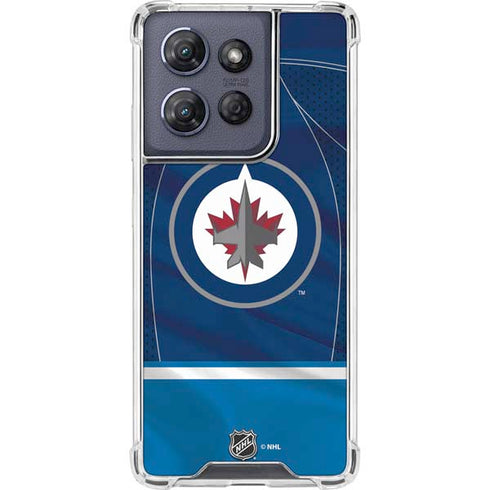 NHL Winnipeg Jets Jersey Moto G Stylus 5G (2025) Clear Case